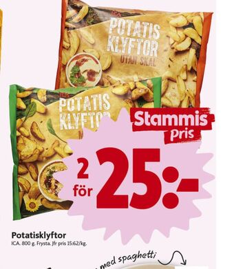 ICA Nära Ica potatisklyftor erbjuda