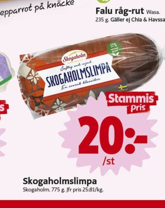 ICA Nära Skogaholmslimpa erbjuda
