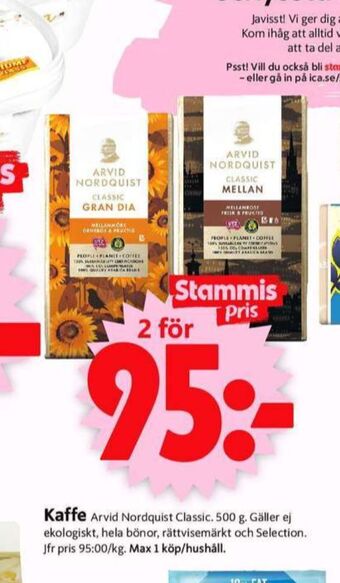 ICA Supermarket Gran dia kaffe malet erbjuda