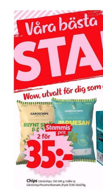 ICA Supermarket Gårdschips erbjuda