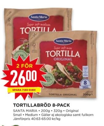 Willys Santa maria tortillachips erbjuda