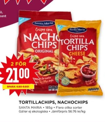 Willys Santa maria nachos erbjuda