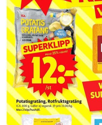 ICA Supermarket Ica potatisgratäng erbjuda