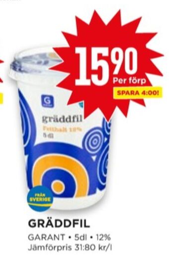 Willys Garant gräddfil erbjuda