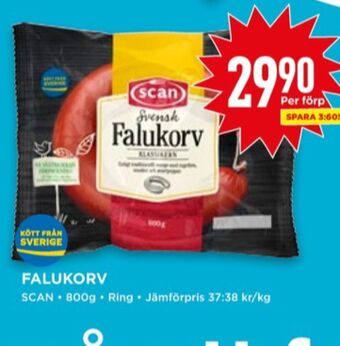 Willys Scan falukorv erbjuda