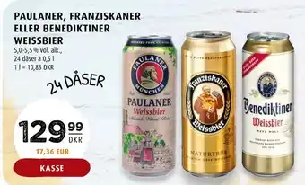 Scandinavian Park Paulaner, franziskaner eller benediktiner weissbier erbjuda