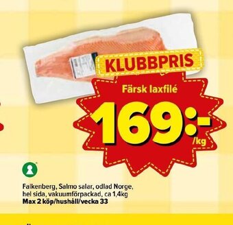 Östenssons Färsk Laxfilé erbjuda