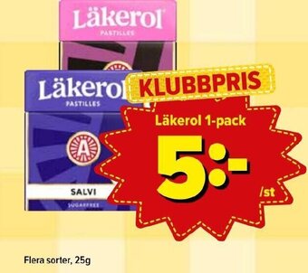 Östenssons Läkerol 1-Pack erbjuda