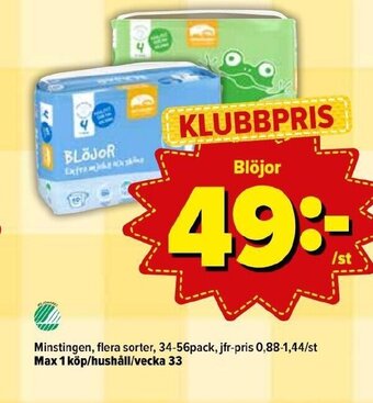 Östenssons Blöjor erbjuda