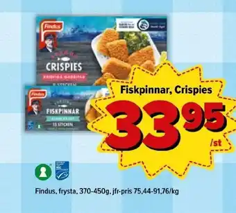 Östenssons Fiskpinnar, Crispies erbjuda