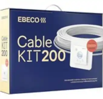 Hornbach Golvvärme ebeco cable kit 200 150 w 13,5 m erbjuda