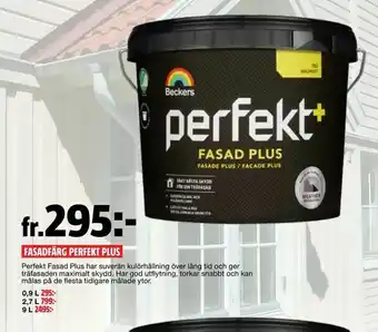 FASADFÄRG PERFEKT PLUS