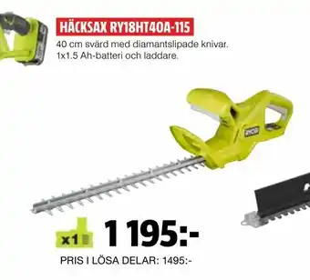 Bauhaus Häcksax ry18ht40a-115 erbjuda