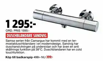 Bauhaus Duschblandare sandvig erbjuda
