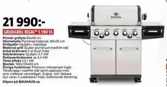 Bauhaus Gasolgrill regal™ s 590 ss erbjuda