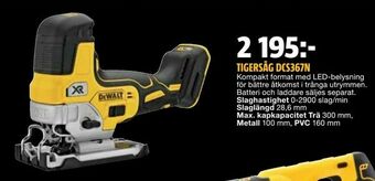 Bauhaus Tigersåg dcs367n erbjuda