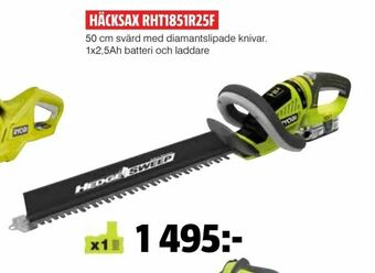 Bauhaus Häcksax rht1851r25f erbjuda