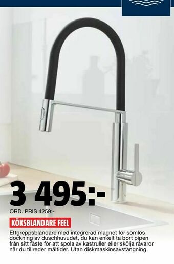 Bauhaus Köksblandare feel erbjuda