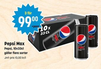 Eurocash Pepsi max erbjuda