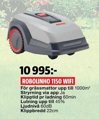 Bauhaus Robolinho 1150 wifi erbjuda