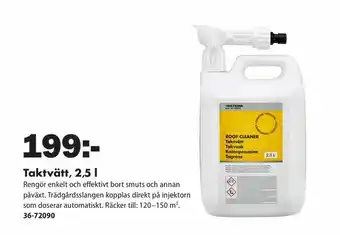 Biltema Taktvätt 2 ,5 l erbjuda