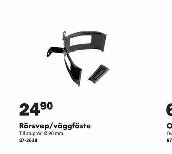 Rörsvep/väggfäste