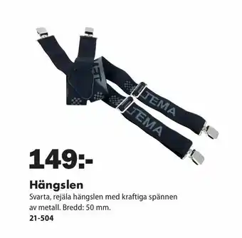 Biltema Hängslen erbjuda