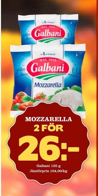Bonum Matmarknad Mozzarella erbjuda