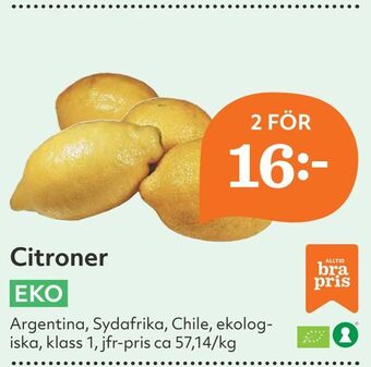 Hemköp Citroner erbjuda