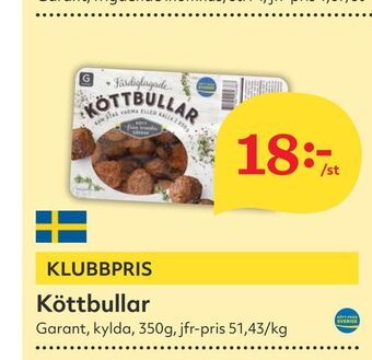 Hemköp Köttbullar erbjuda