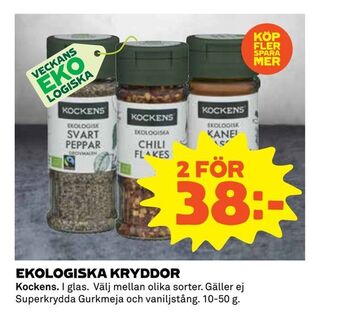 Coop Extra Ekologiska kryddor erbjuda