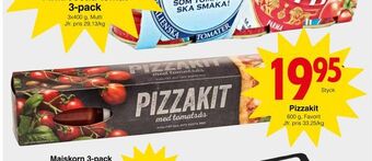 Matöppet Pizzakit erbjuda