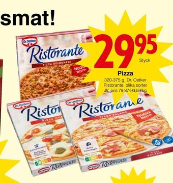 Matöppet Pizza erbjuda