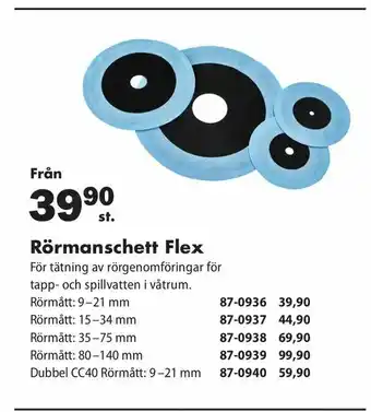 Rörmanschett Flex