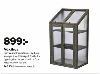 Biltema Växthus erbjuda