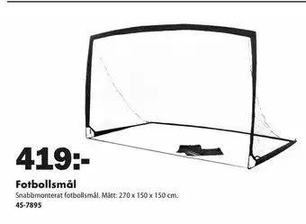 Biltema Fotbollsmål erbjuda