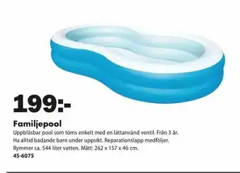 Biltema Familjepool erbjuda