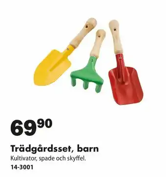 Biltema Trädgårdsset barn erbjuda
