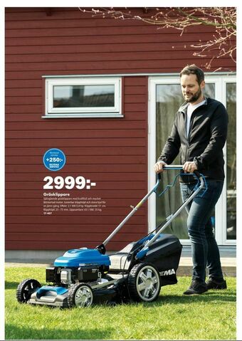 Biltema Gräsklippare erbjuda