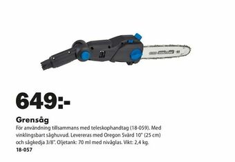 Biltema Grensåg erbjuda