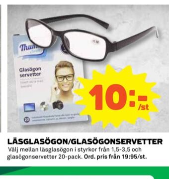Coop Thumb glasögondukar erbjuda