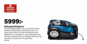Biltema Robotgräsklippare erbjuda