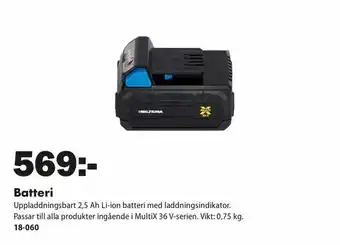 Biltema Batteri erbjuda