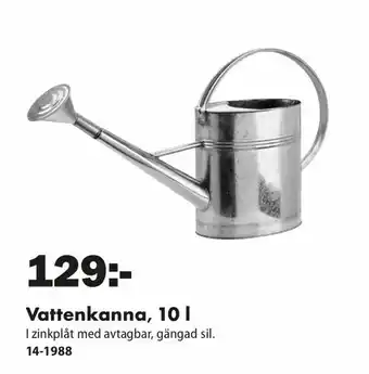 Biltema Vattenkanna 10 l erbjuda