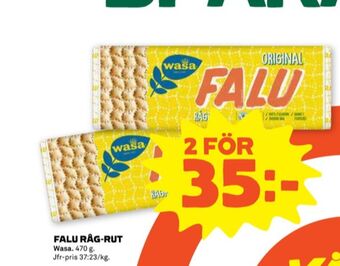 Stora Coop Falu råg-rut knäckebröd erbjuda