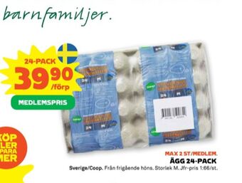 Stora Coop Coop ägg erbjuda