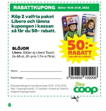 Stora Coop Libero imageannons erbjuda
