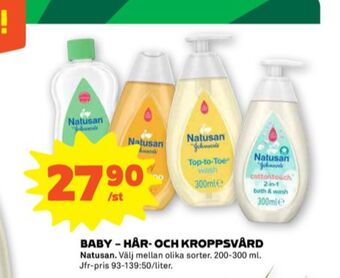 Stora Coop Natusan baby babyvård erbjuda