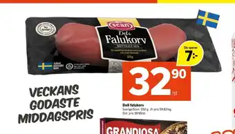 Coop Extra Scan deli falukorv erbjuda