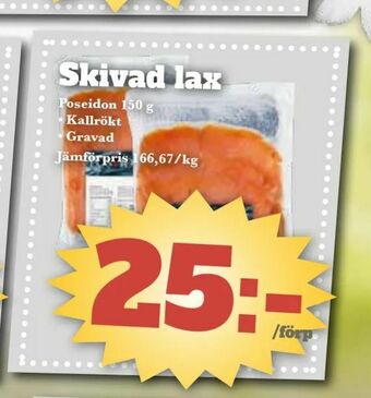 Bonum Matmarknad Skivad lax erbjuda